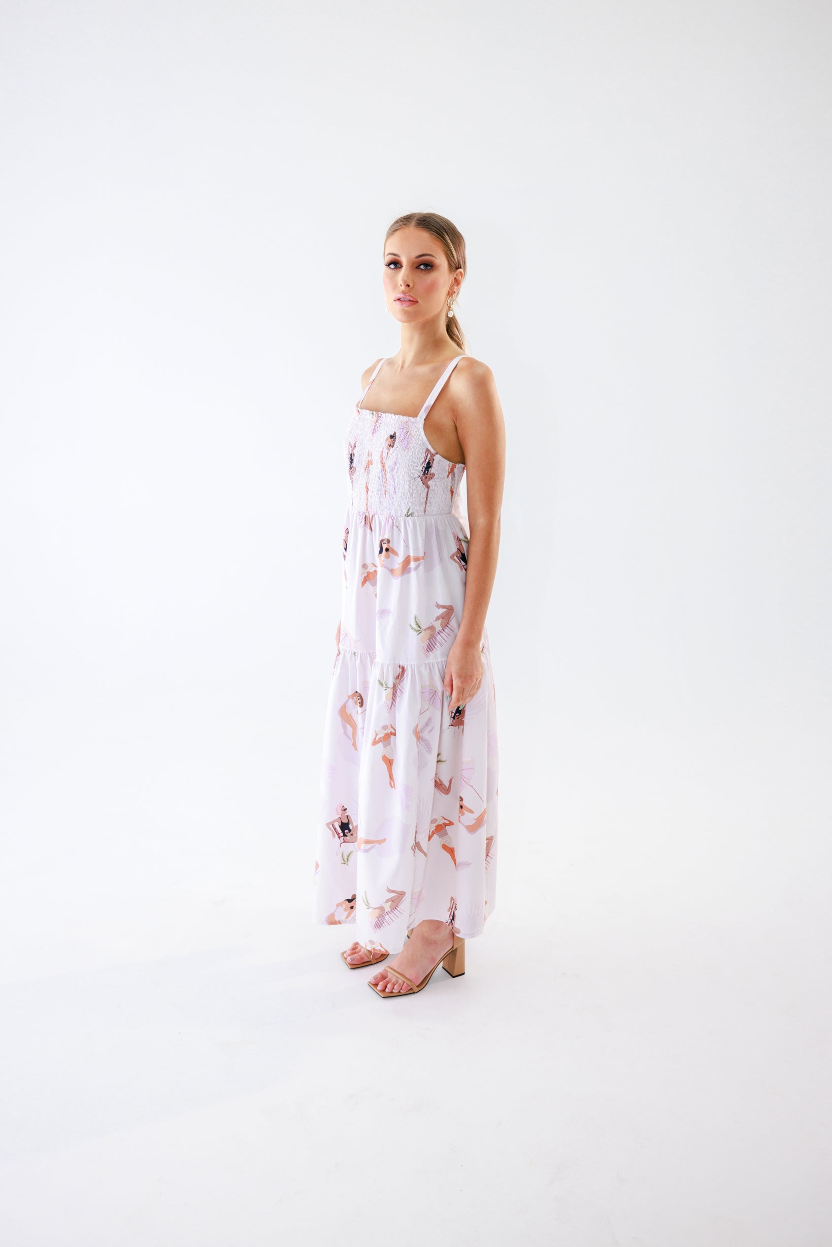 PAMBULA DRESS SUNBAKED LADIES