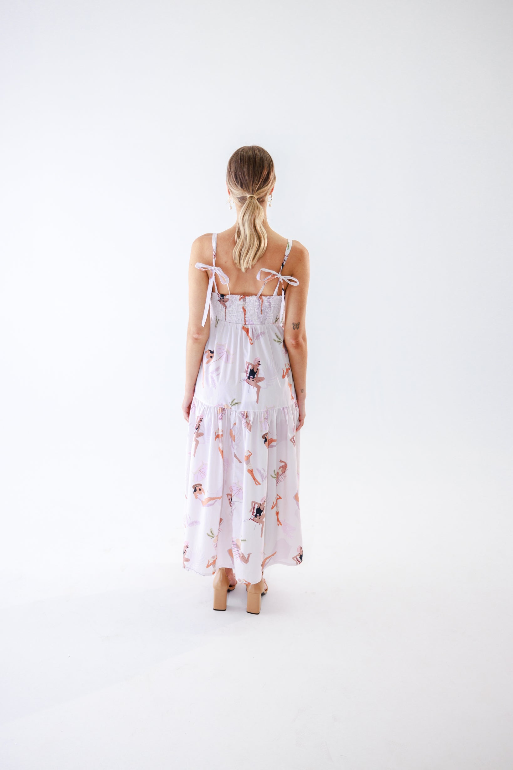 PAMBULA DRESS SUNBAKED LADIES