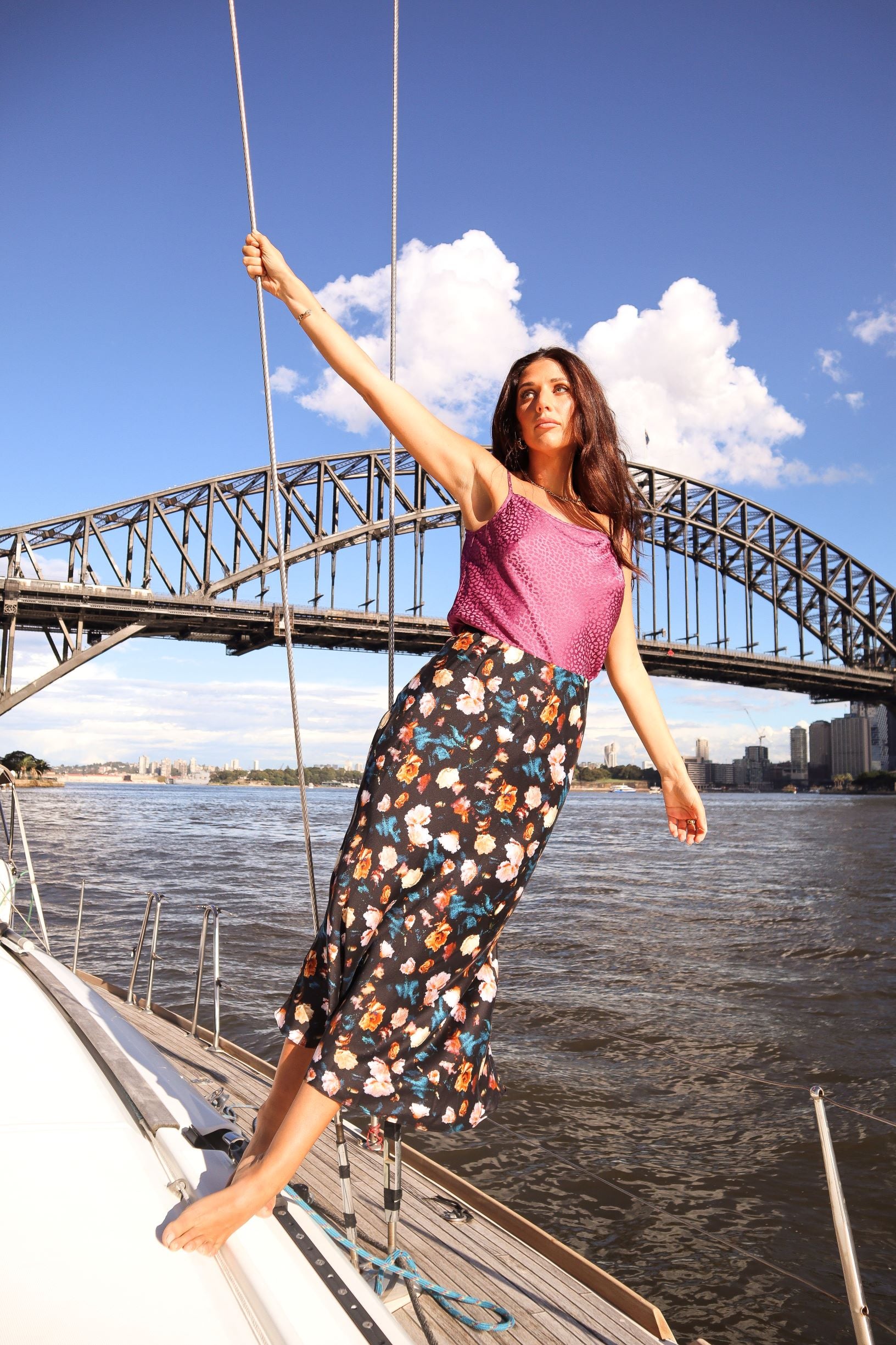 TALLOW SKIRT NIGHT FLORAL